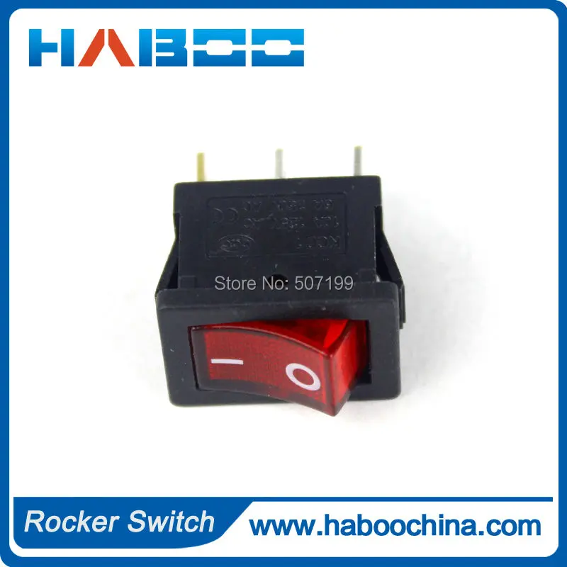 Электрический мини клавишный выключатель T85 автомобильный с 3 контактами 2