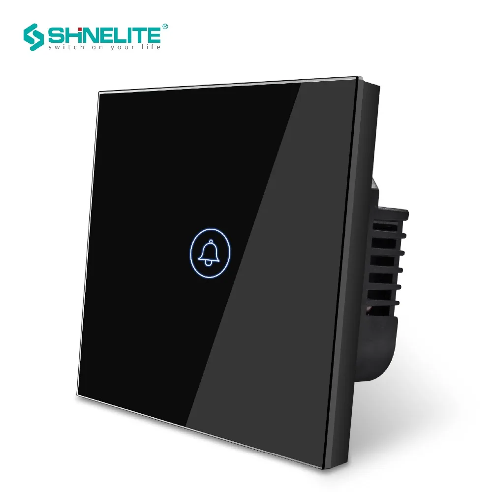 Shinelite стандарт ЕС настенный выключатель сенсорный экран дверной Звонок