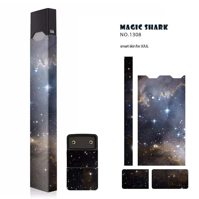 Волшебная Акула Новый сексуальный женский Звездный космический зеленый лист