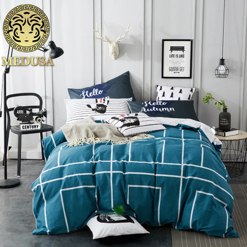 Медуза молекулы хлопок постельное белье набор пододеяльник/doona наволочки