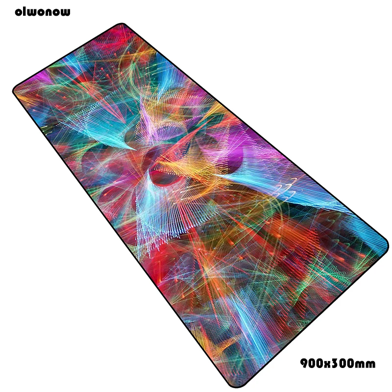 Rgb коврик для мыши, геймерский стол 900x300x3 мм, игровой коврик для мыши, Новое поступление, аксессуары для ноутбука, ПК, эргономичный коврик для мыши - Цвет: Size 900x300x3mm