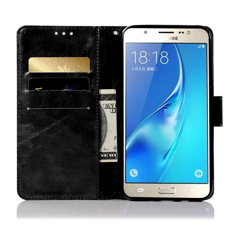 Для Samsung Galaxy J5 2015 Чехол кошелек чехол для телефона из искусственной кожи J500 J500H J500F