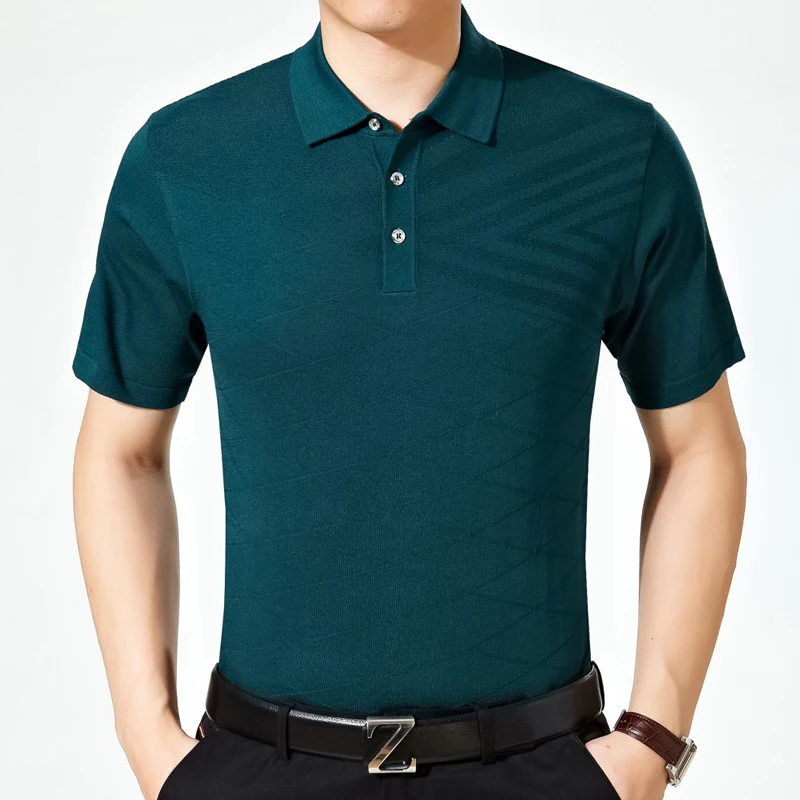 Мужская рубашка поло с коротким рукавом и принтом argyle 6437|designer polo shirts men|polo shirt brand