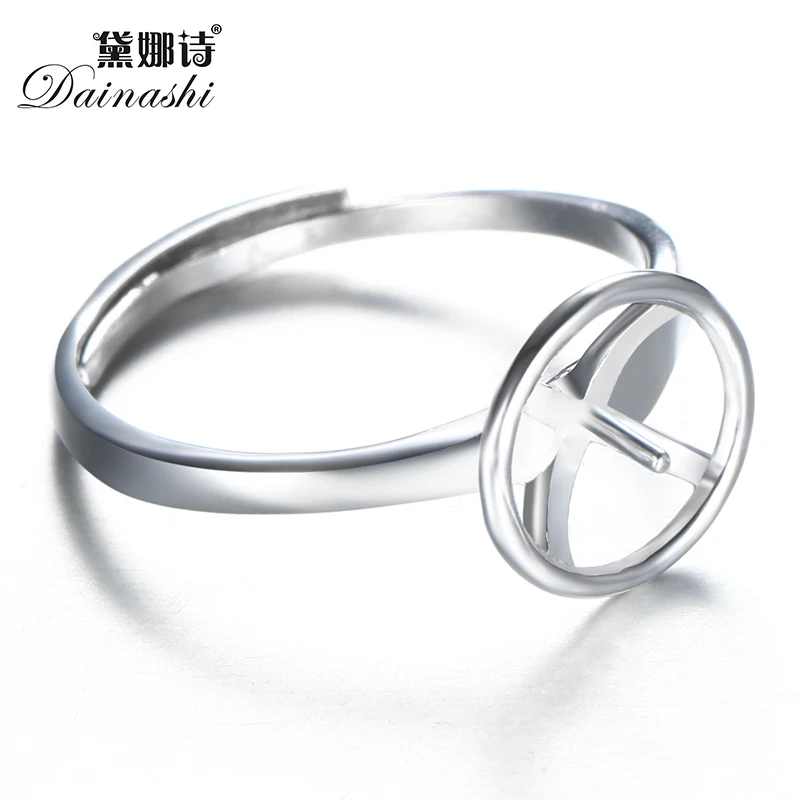 Оптовая продажа хорошее качество посеребренное регулируемое кольцо для женщин в