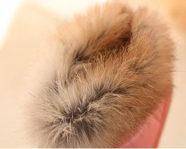 Зимние ботинки на меху для маленьких девочек размер 21 30 теплые плотные детские из