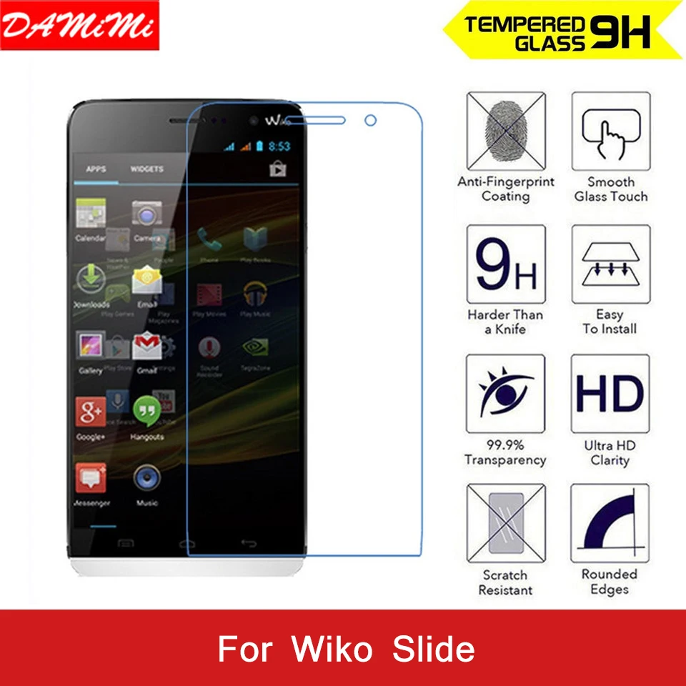 2.5D 9 H Премиум закаленное Стекло для Wiko слайд ультра тонкий Экран протектор пленка