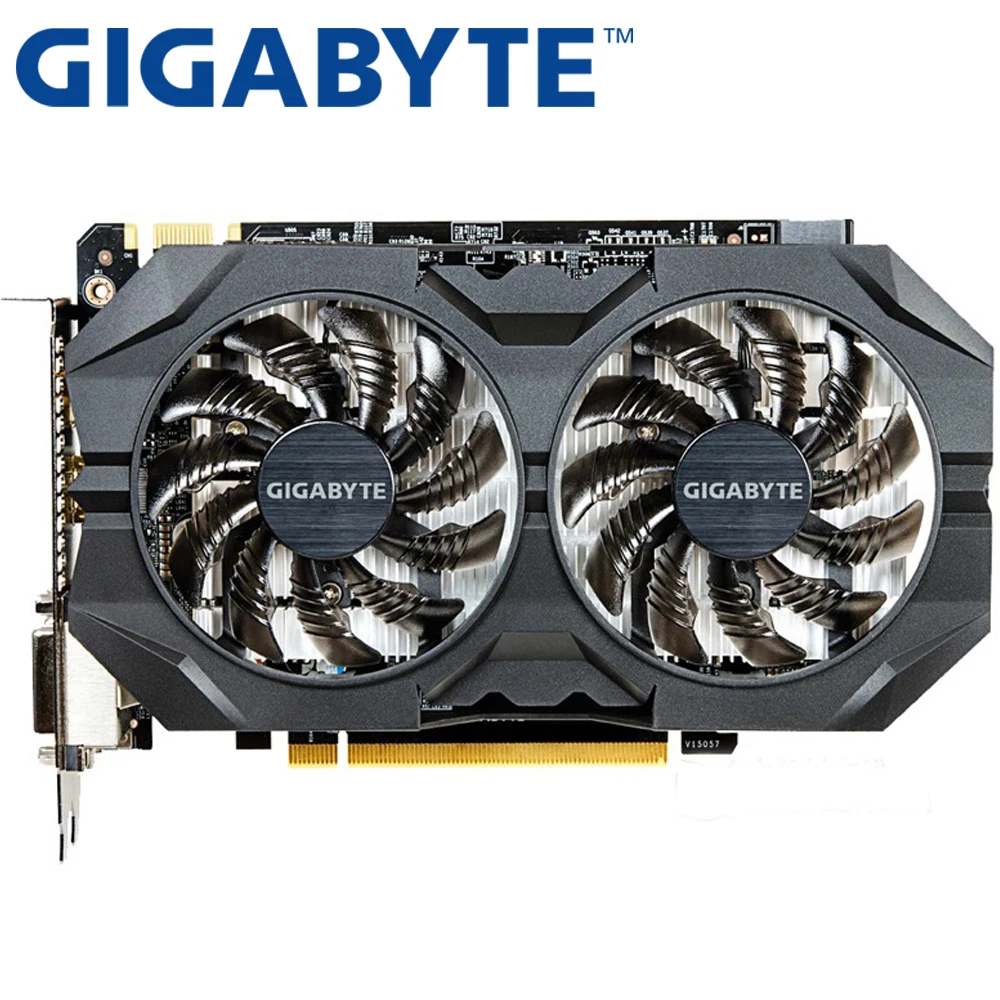 Видеокарта GIGABYTE GTX 950, 2 Гб, 128 бит, GDDR5, видеокарты для nVIDIA, VGA, карты Geforce, оригинальная GTX950, используется HDMI 1050 TI 750