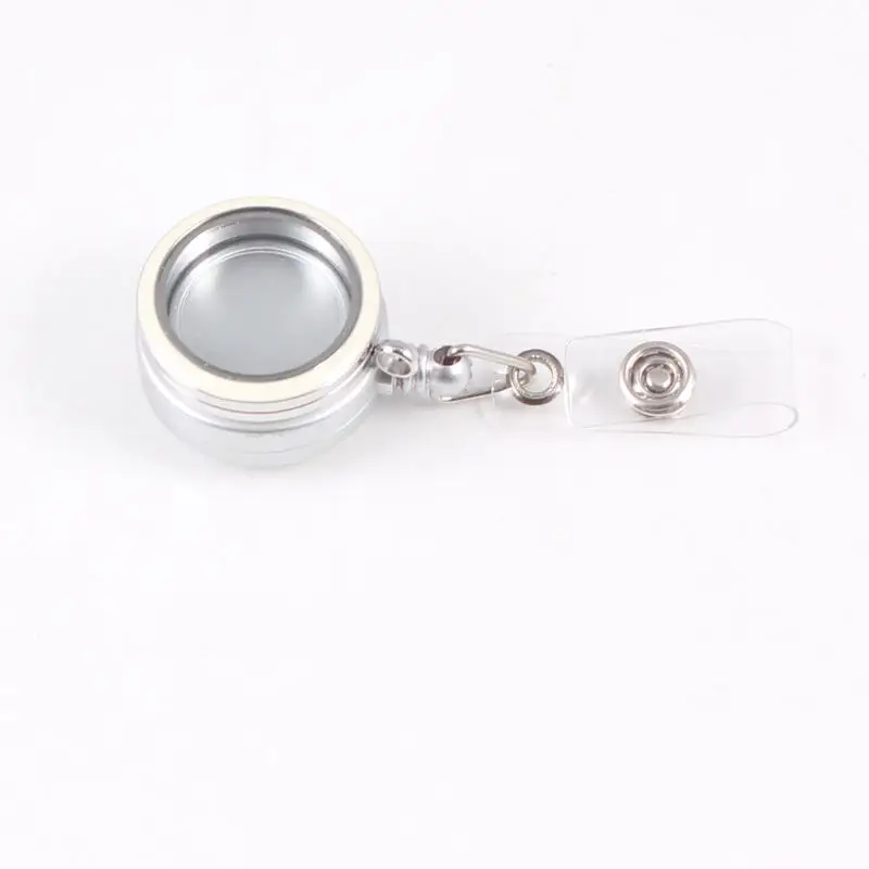 Оптовая продажа катушка для бейджей из нержавеющей стали 30 мм эмалированный винт
