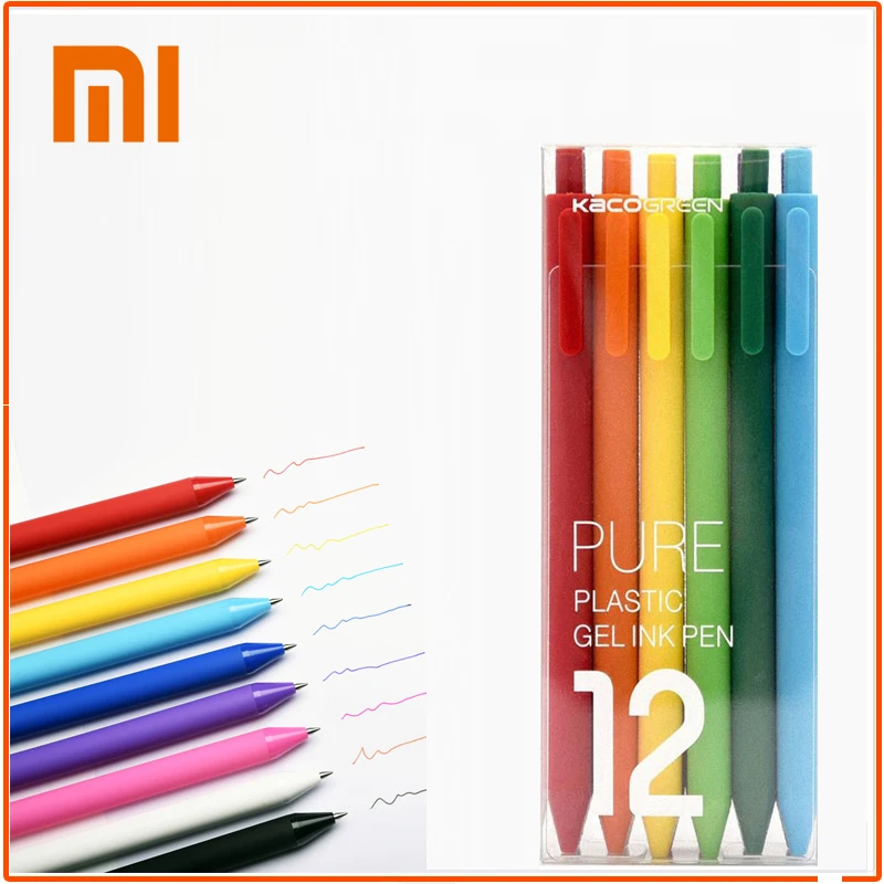 Оригинальная цветная ручка Xiaomi с цветными знаками 0 5 мм стержень шариковая