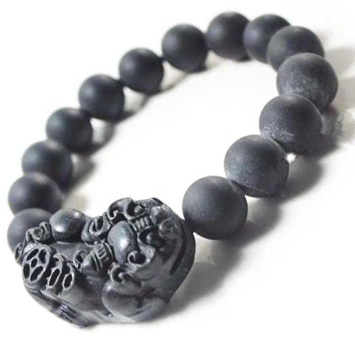Черные камни сибин и Бянь Bianchi браслеты из черного камня оптом Carve черный для