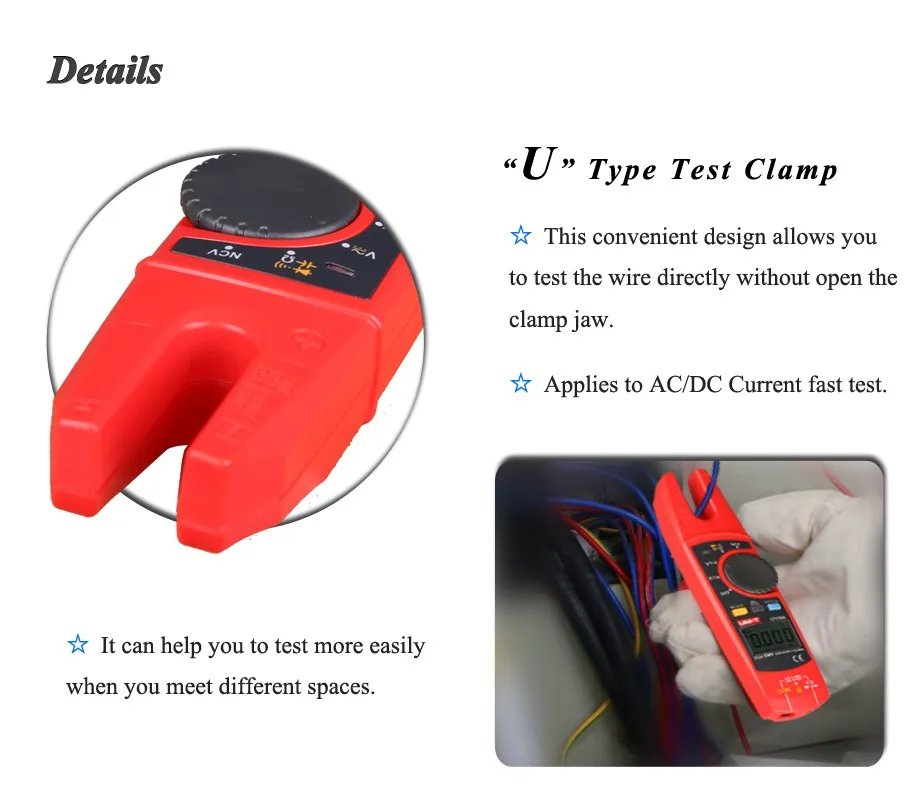 UNI-T UT256B цифровой True RMS Вилка автоматический мультиметр 200A AC DC токовые клещи NCV Тестер Вольтметр Ом колпачок Авто Диапазон больше