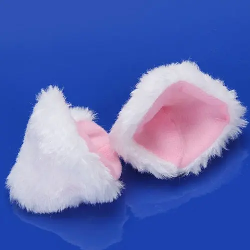 3 пары кошачьих ушей Косплей заколка для волос черный белый и розовый| |