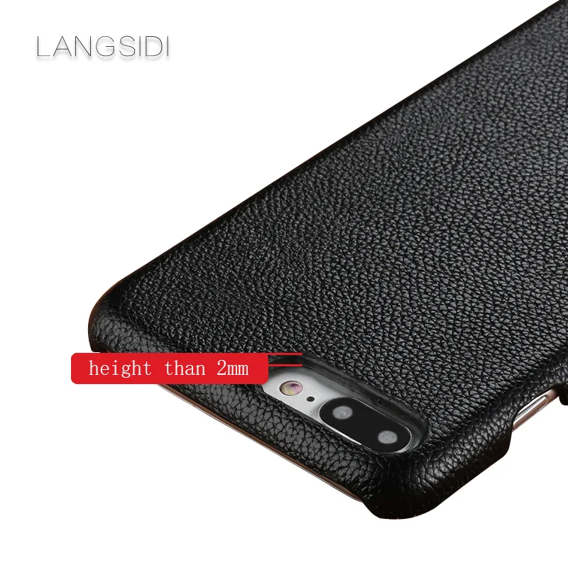 Чехол LANGSIDI из натуральной кожи для Iphone 11 pro max 12 xr xs x 7 | Мобильные телефоны и