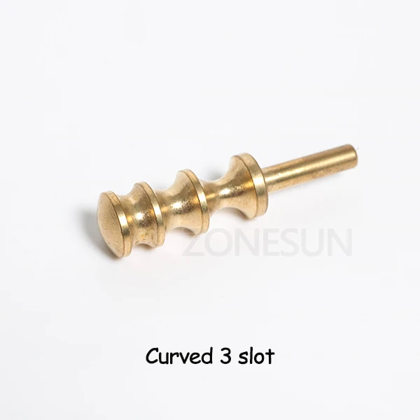 Curved ZONESUN 10 шт. одна линия 1-8 мм кожаный край для герметизации DIY инструмент латунь паяльник край маркировки кожевенное ремесло инструмент embosser - Цвет: Curved