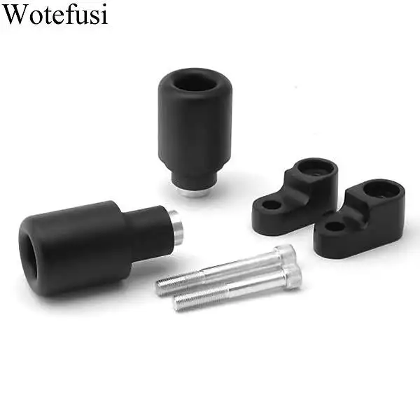 

Wotefusi 1 Pair Carbon Black Spike Frame Sliders For 07-08 Honda CBR 600 RR [P391]
