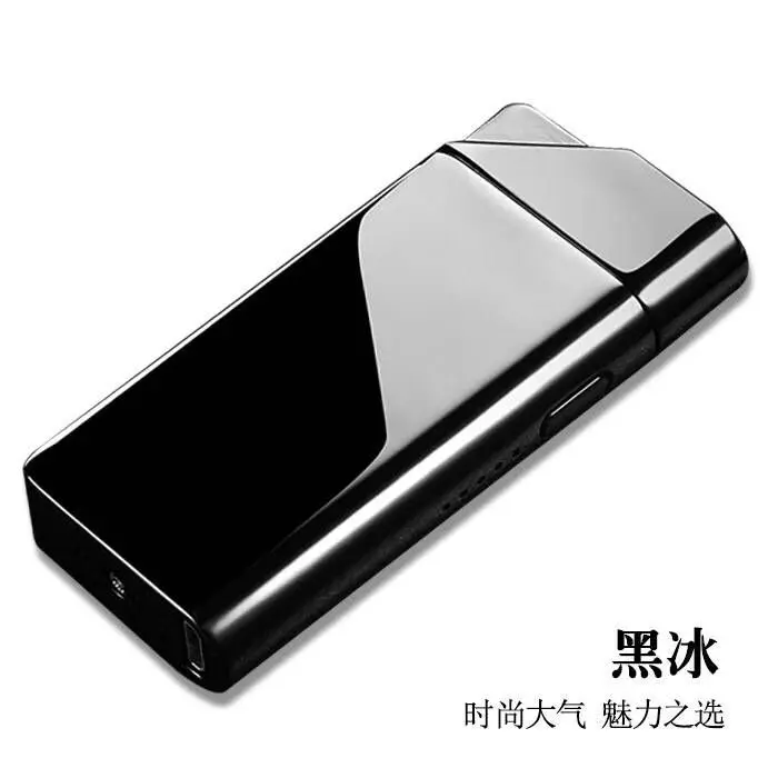 1 Двойной дуги плазменная Зажигалка Электронные USB зажигалки для курение сигар ветрозащитный перезаряжаемый прикуриватель в виде курительной трубки - Цвет: 1