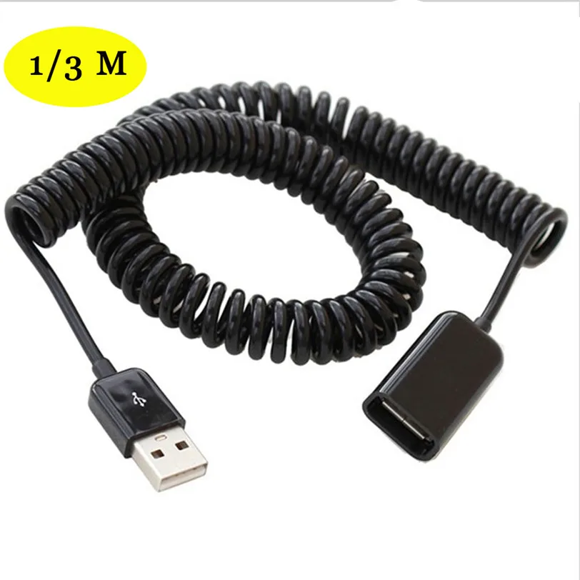 USB 2 0 пружинный Удлинительный кабель тип А штекер гнездо уникальный компьютерный