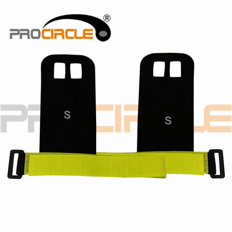 Ручки ProCircle кожаные для поддержки запястья защитные накладки на ладони тяжелой