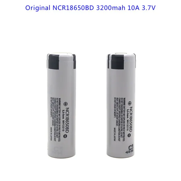 1 шт./лот подлинный оригинал для Panasonic NCR18650BD 3200mah 10A 3 7 V литий ионная аккумуляторная