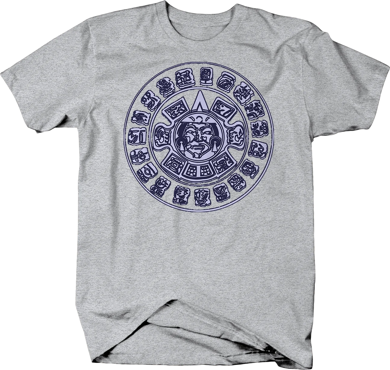 

Fashionable Casual Tees Native Sun Dial Tribal T-Shirt Mens