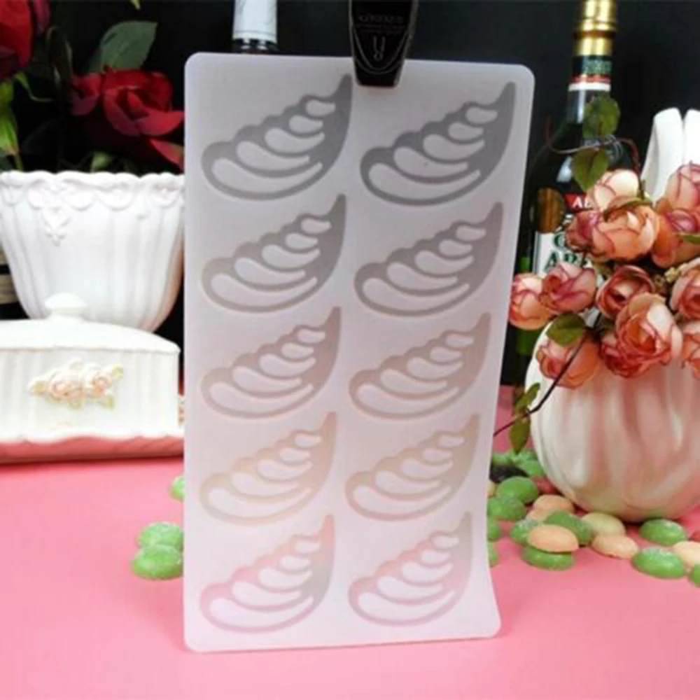 Новинка 3D силиконовая форма для торта Крылья ангела перо Шоколад DIY Fondont шоколада