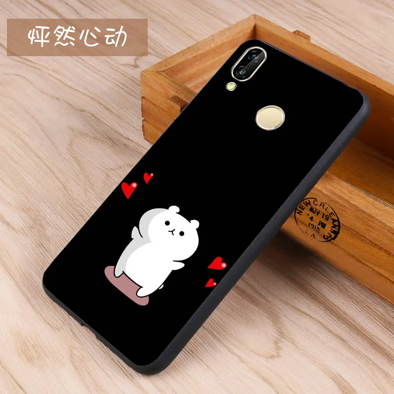 For Huawei NOVA 3i Case Cover Cartoon Painting Soft Silicone Nova Luxury cover |