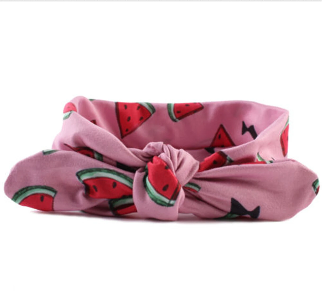 Милая Детская повязка на голову из хлопка для маленьких девочек с бантиком чалма