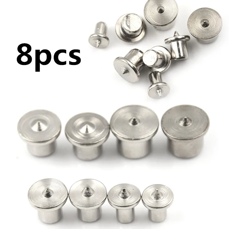 

JETING 8pcs Solid Dowel Pins Center Point Set 6/8/10/12mm Woodworking Dowel Tenon Center For Woodworking Tool Power Accessories