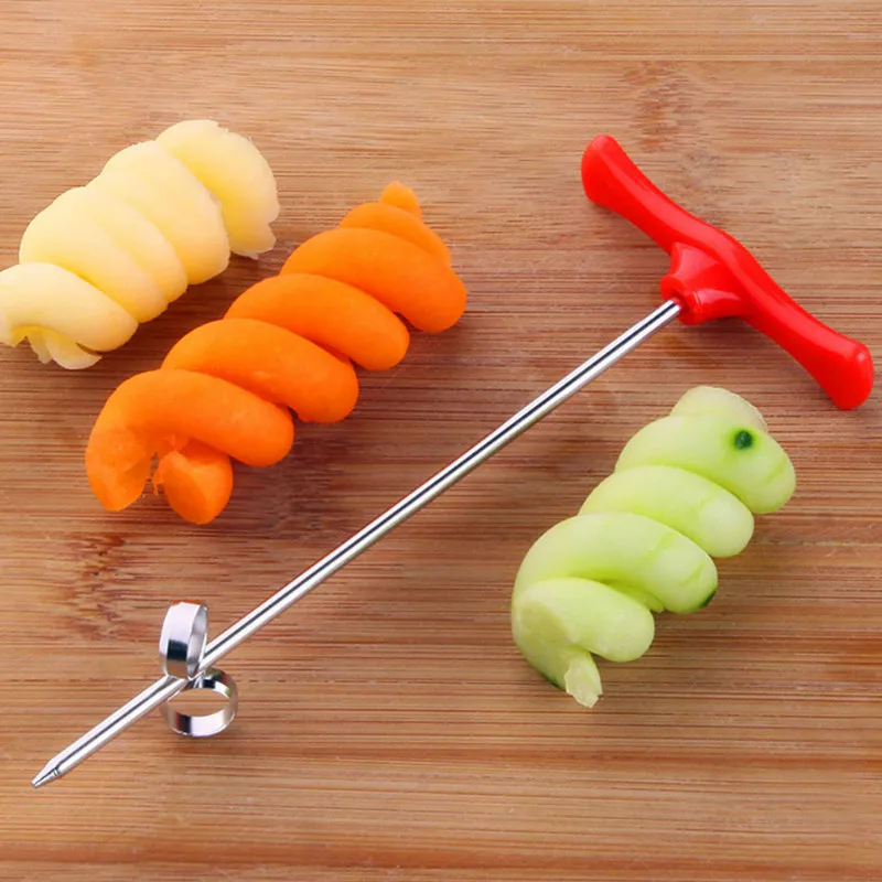 Вращающаяся машина ручная Волшебная плойка спиральная слайсер редис нож для