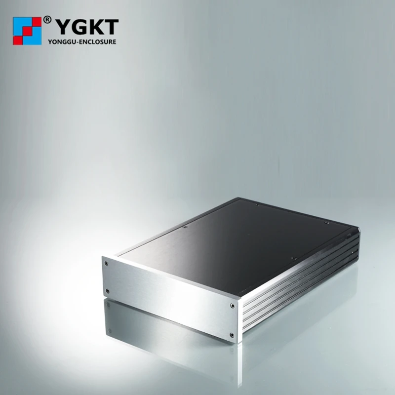 

Алюминиевый корпус усилителя 180*45-250 мм (WxH-D), алюминиевый корпус
