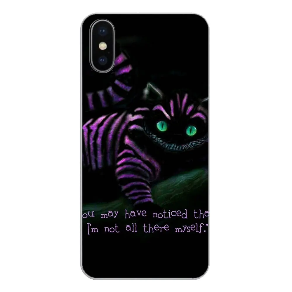Мягкий чехол для iPhone XS Max XR X 4 4S 5 5S 5C SE 6 6S 7 8 Plus Samsung Galaxy J1 J3 J5 J7 A3 A5 Алиса в стране
