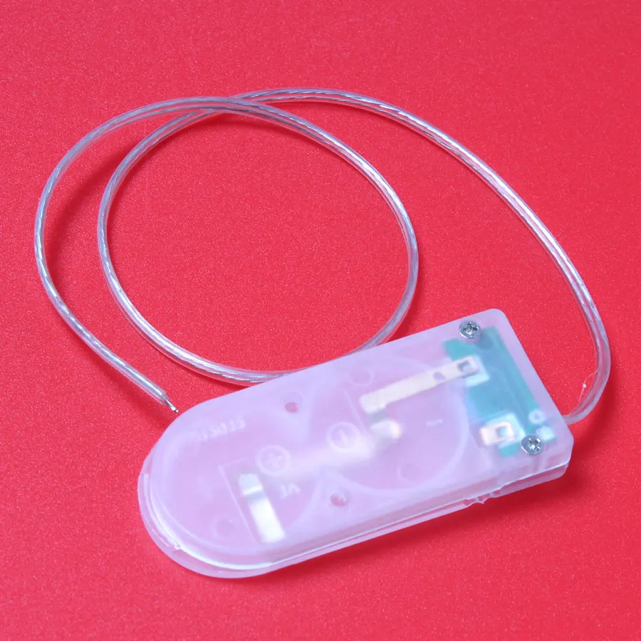 

Wholesale 100Pcs/Lot 6V Double Series CR2032 Battery Box For 2xButton Battery Holder With ON/OFF Switch Flashing