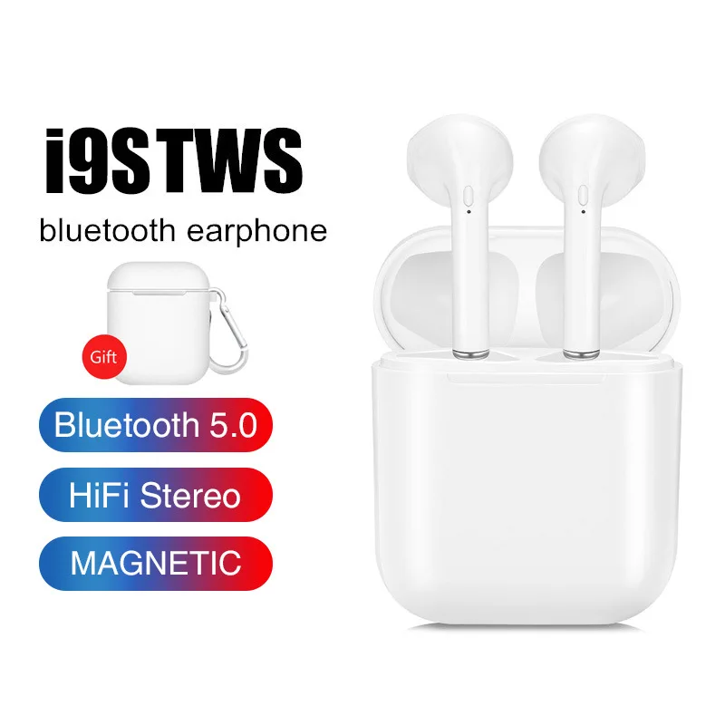 Портативный Bluetooth 5 0 беспроводные наушники I9s TWS Handsfree стерео HiFi Noice шумоподавление