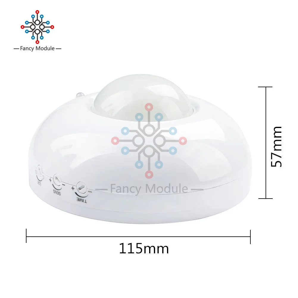 AC110V-240V PIR датчик движения, регулируемый на 360 градусов, инфракрасный датчик движения тела, светильник, переключатель безопасности, автоматический светодиодный датчик