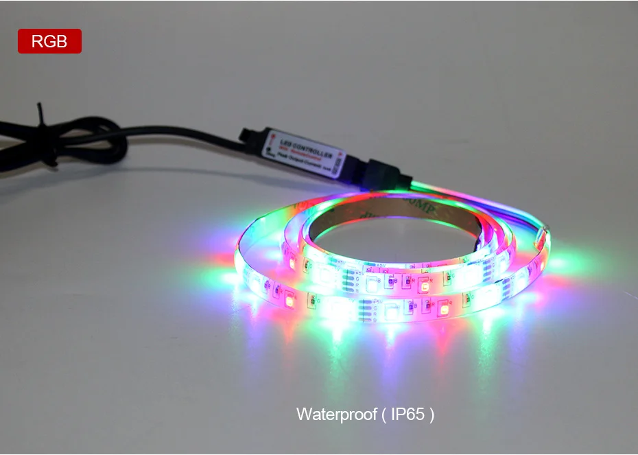 5 в 1 м 2 м 3 м 4 м 5 м USB кабель питания Светодиодная лента светильник RGB/белый/теплый белый Настольный Декор лампа лента для телевизора фоновый светильник ing