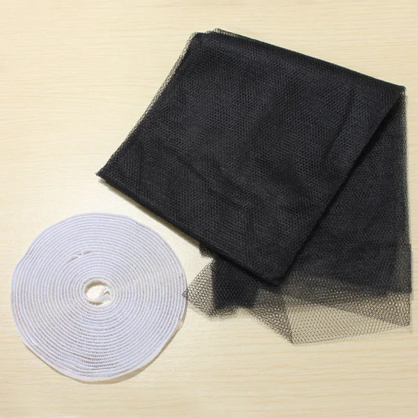 Черный против комаров и вредителей сетка для окна защита экрана 130 см x 150 | Дом сад