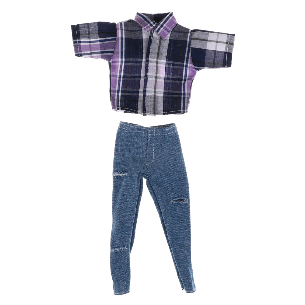 Кукла Кен одежда мода стиль жизни с коротким рукавом Футболка Брюки Мальчики