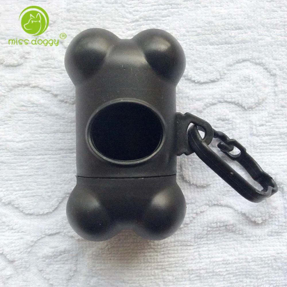 2017 акция 2 шт. розовые/черные сумки для собак чехол Диспенсер типа кости домашних