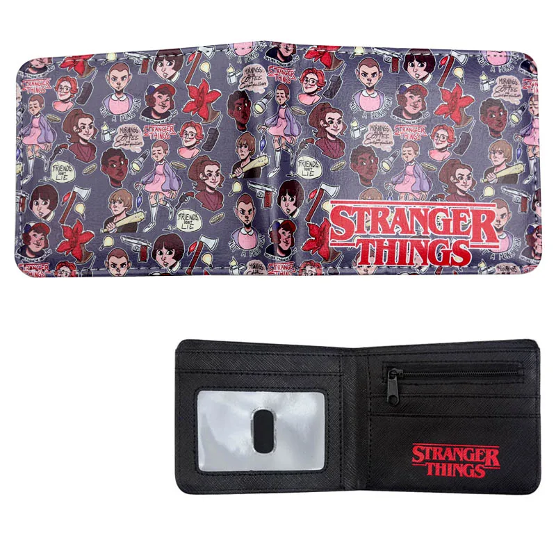 Новое поступление кошелек из сериала очень странные дела бумажник для кредитных