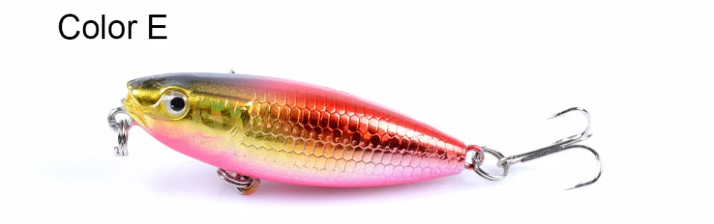 Deshion Topwater карандаш приманки 59 мм 6,9 г рыболовные приманки, рыбалка искусственные жесткие приманки плавающий воблер поверхность рыболовные снасти