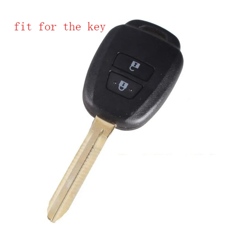 ZAD силиконовый чехол для автомобильного ключа Защитный Toyota Yaris Corolla Highlander Crown 2