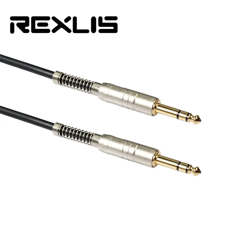 Кабель REXLIS 1/4 ''Jack 6 35 мм a de Audio macho para guitarra electrica mezclador 1 м 8 3 5 10 15 м|Кабели VGA| |