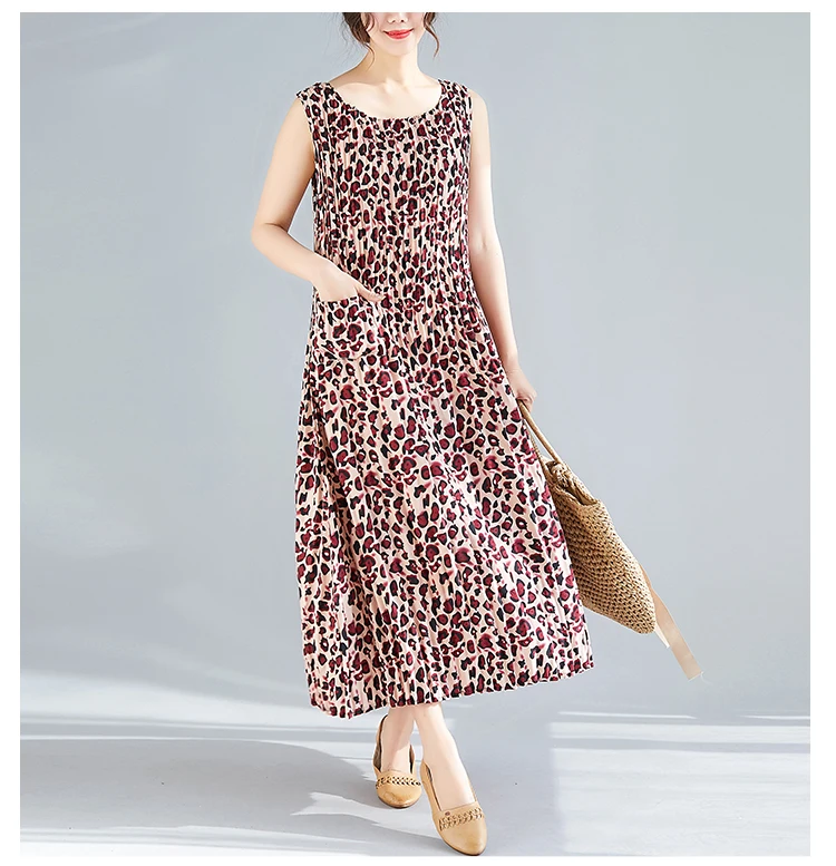 Новинка лета 2019 женское модное свободное тонкое Плиссированное Цветочное платье