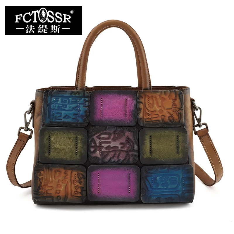 2019 ручной работы в стиле ретро женские сумки из натуральной кожи яловая кожа с