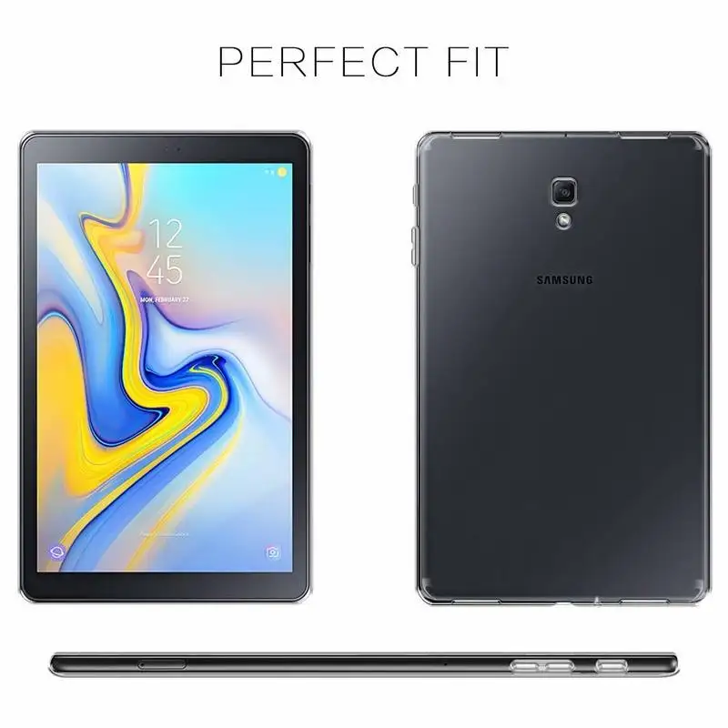 Чехол для Samsung Galaxy Tab A 10 5 &quot2018 SM T590 T595 T597 чехол 360 полный защитный мягкий TPU