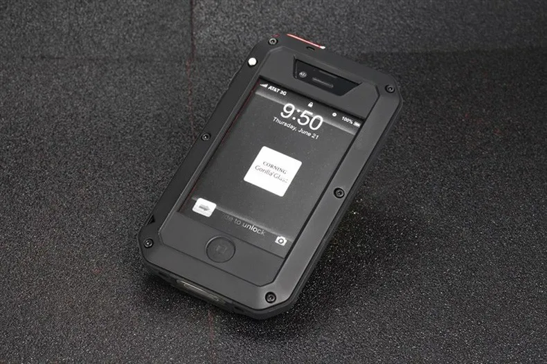 LIHNEL Премиум Защита для iPhone 4 4S Экстремальный чехол для переноски противоударный водонепроницаемый военный Тяжелый жесткий чехол для телефона задняя крышка