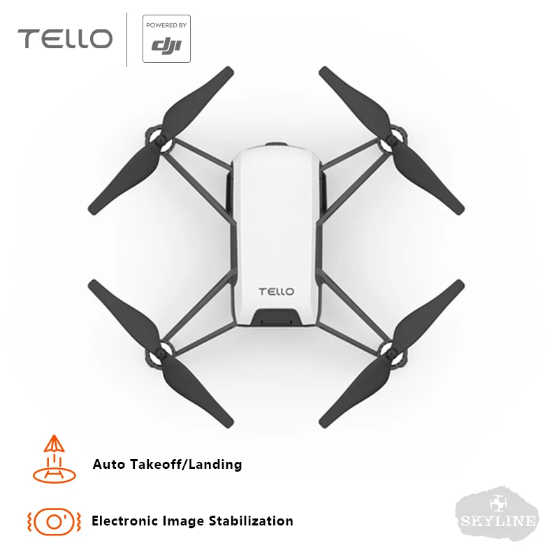 DJI Tello мини-Дрон камера для дрона 720P HD передача приложение управление складная игрушка FPV Квадрокоптер снимайте быстрые видео с EZ снимками