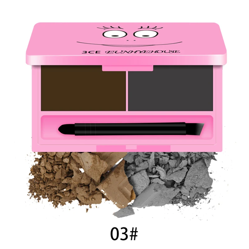 03 3CE Eunhye House бренд EyesMakeup карандаш для бровей 2 цвета долговечный легко носить натуральные глаза двухцветная пудра для бровей - Цвет: 03