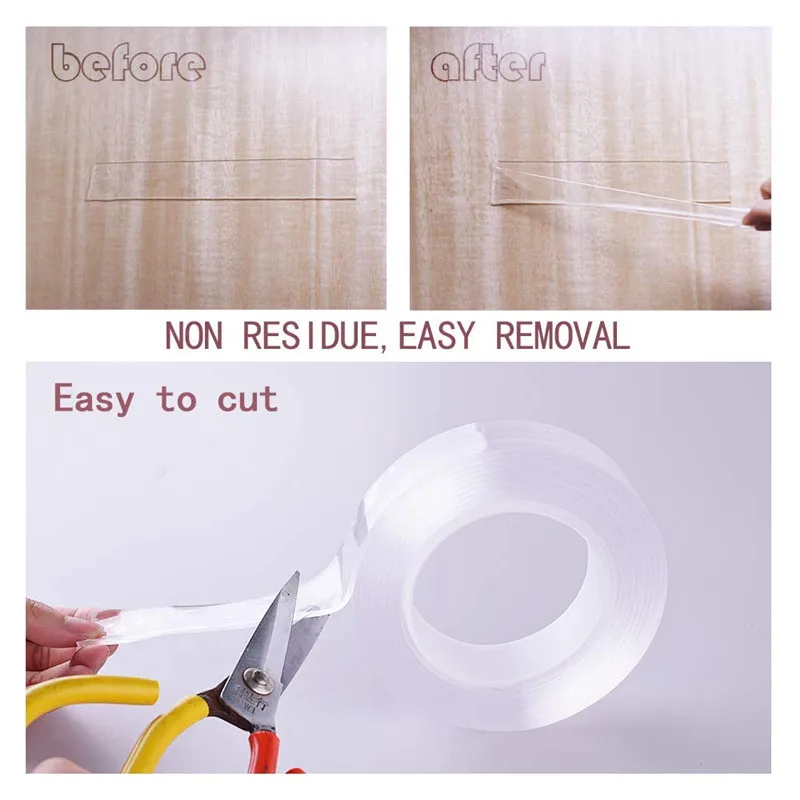 1 рулон волшебной шотландской ленты двусторонняя клейкая лента м 3 5 наклейка не