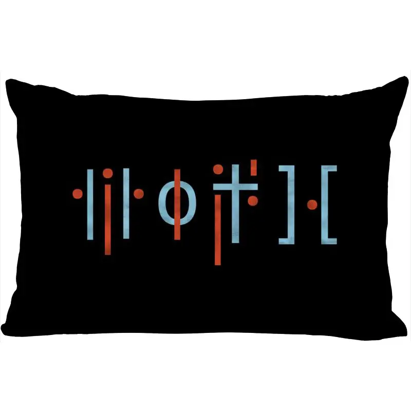 Pillowcase «Twenty One Pilots» Подушка Чехол прямоугольник Подушка на молнии Подушка Чехол 45x35 см наволочка с декоративным принтом - Цвет: Pillowcase